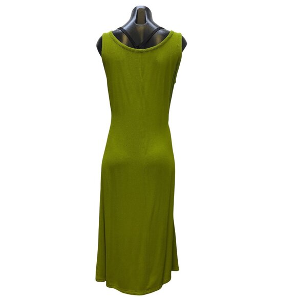 Double D Ranch Tank Green Sleeveless Dress M - Picture 2 of 5